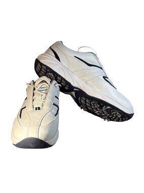 Etonic Mens Dri-Cushion Golf Shoes Size 10W White Insignia Blue EM7100-8